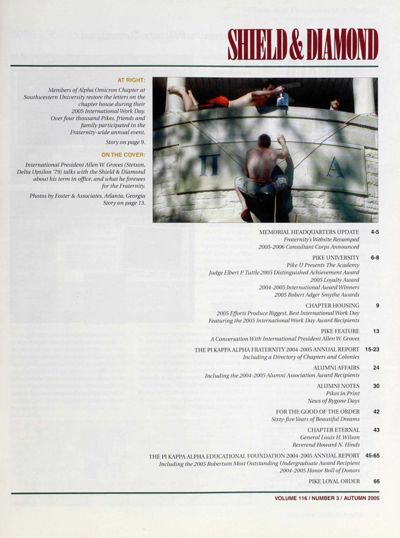 On The Cover, Autumn 2005